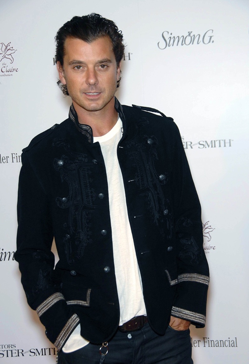 2000s Fashion Men Military Band Jacket Gavin Rossdale