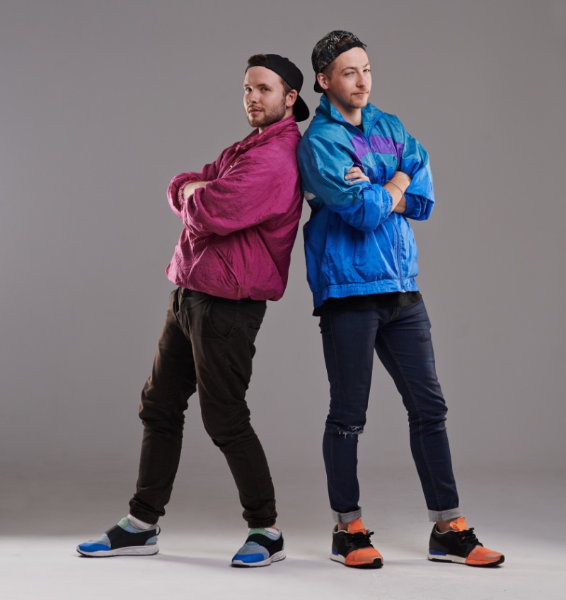 80s Inspired Fashion Men Costume Windbreakers Colored