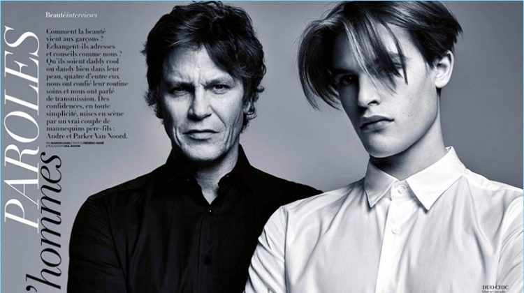 Andre and Parker van Noord star in a new shoot for Madame Figaro.