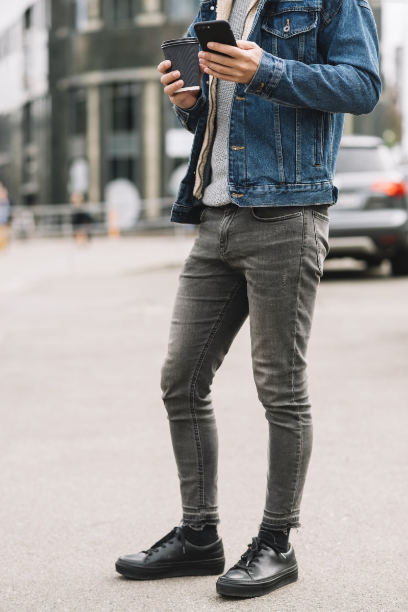 Cropped Jeans Men