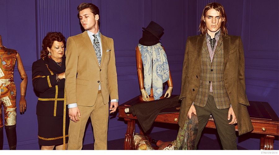 Etro Fall Winter 2014 Mens Look Book Suiting 008