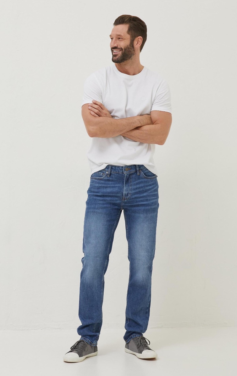 FatFace Slim Stone Wash Jeans Men