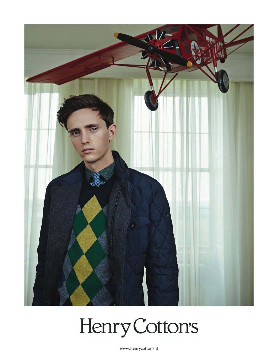 Henry Cottons Fall 2014 Campaign Alex Dunstan