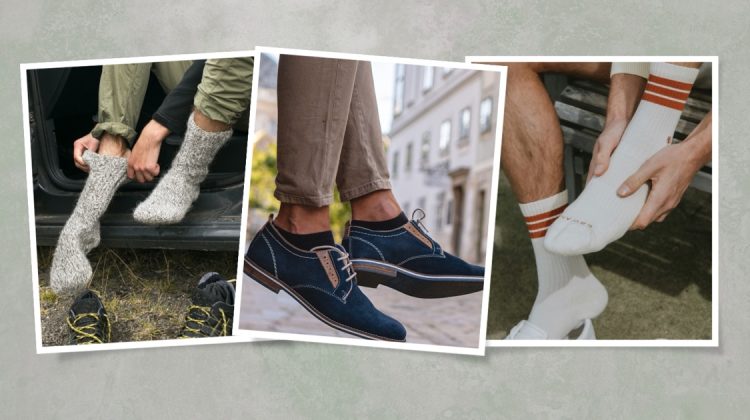 Types of Socks Men Featured Image